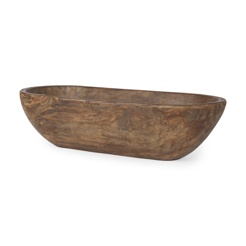 Mercana Athena Reclaimed Wood Bowl - Medium Brown