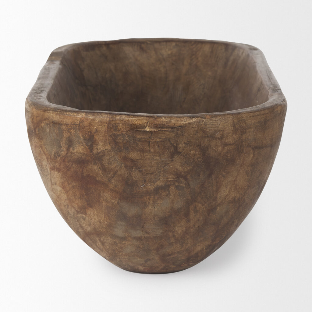 Mercana Athena Reclaimed Wood Bowl - Medium Brown