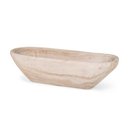 Mercana Athena Reclaimed Wood Bowl - Light-Wash