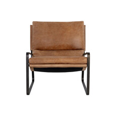 Sunpan Zancor Lounge Chair - Gunmetal