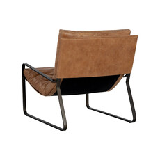 Sunpan Zancor Lounge Chair - Gunmetal