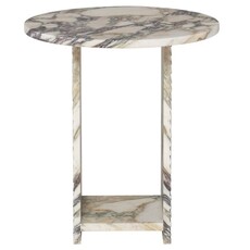Nuevo Mya Side Table - Perla Marble
