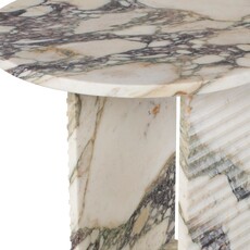 Nuevo Mya Side Table - Perla Marble