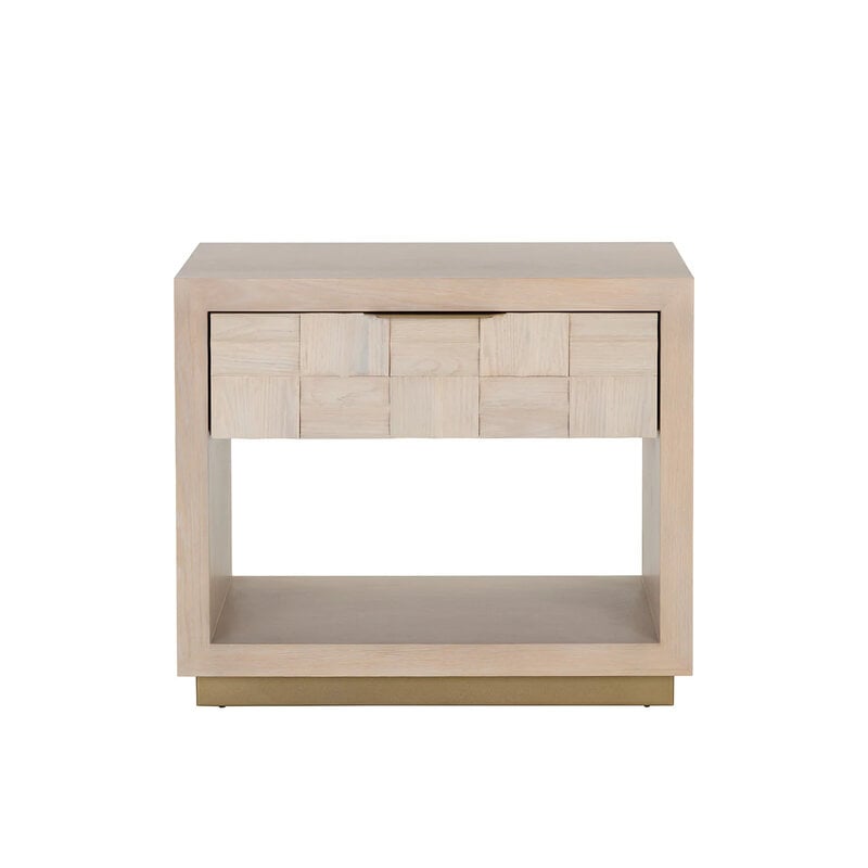 Sunpan Akava Nightstand - Light Oak