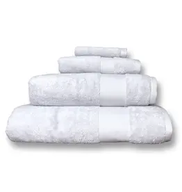 Cuddledown Alexandria Wash Towel - Light Grey