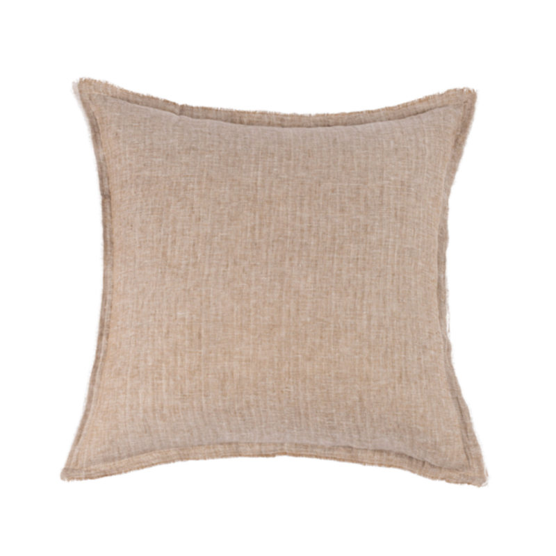 Amity Home Kent Pillow - Ochre/Natural