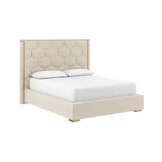 Sunpan Alisha Queen Bed - Meg Taupe