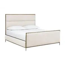 Sunpan Yasmine King Bed - Zenith Alabaster