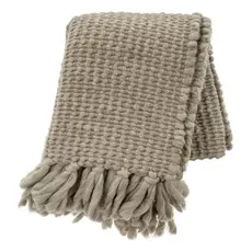 Indaba Verbier Chunky Throw - Stone