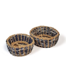 Korissa Daya Denim Foldable Basket - Large