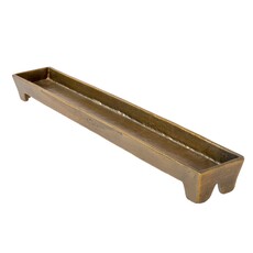 Indaba Long Footed Tray - Bronze