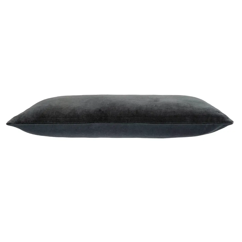 Indaba 14x31 Vera Velvet Pillow - Graphite