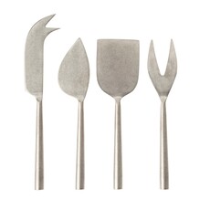 Indaba Tides Cheese Knives - Tumbled Stainless