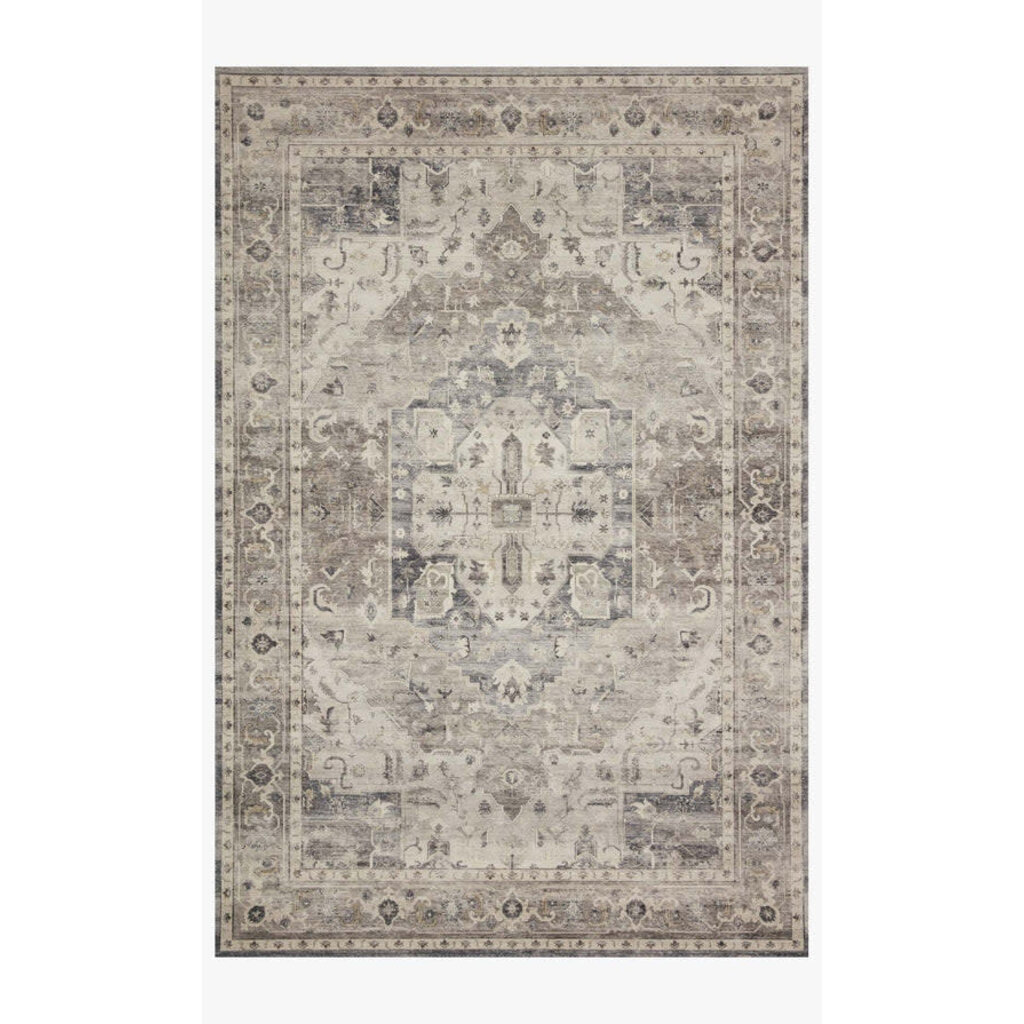 Hathaway Rug - Steel/Ivory - 3'6" x 5'6"