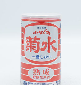 Kikusui Kikusui Funaguchi Jukusei Nama Genshu Sake 200 ml Red Can