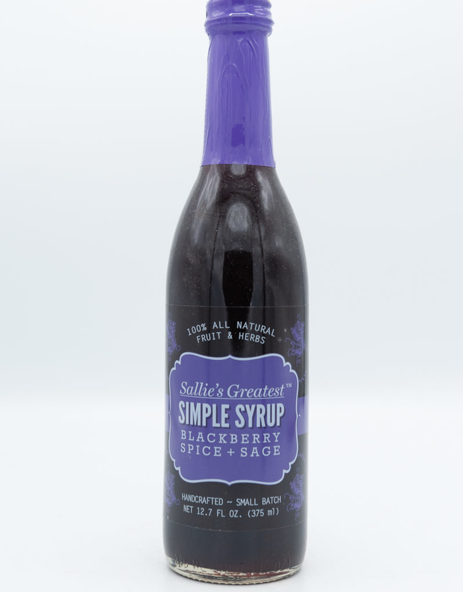 Sallie's Syrups Sallie's Greatest Blackberry Spice & Sage Simple Syrup