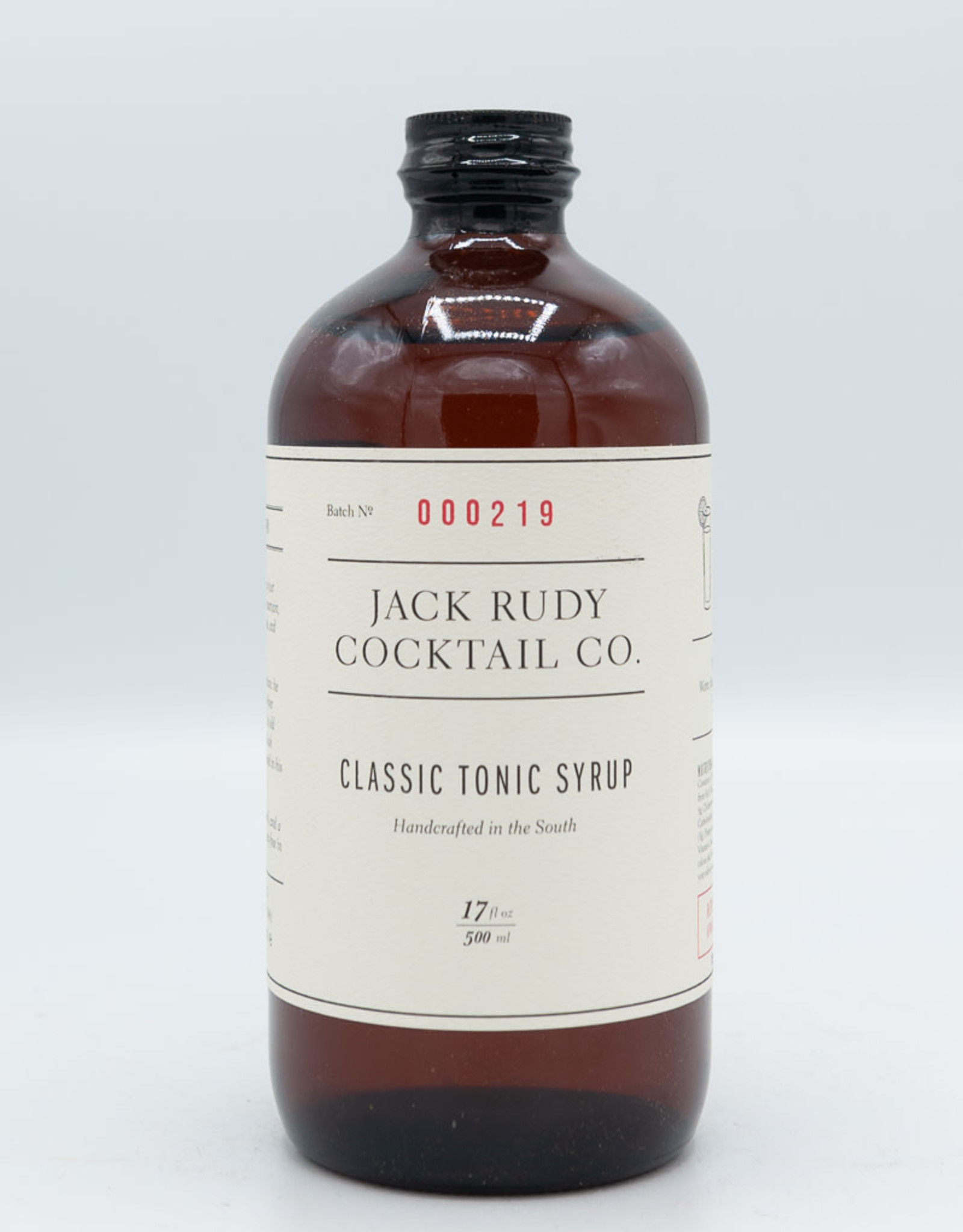 Jack Rudy Jack Rudy Small Batch Tonic Syrup