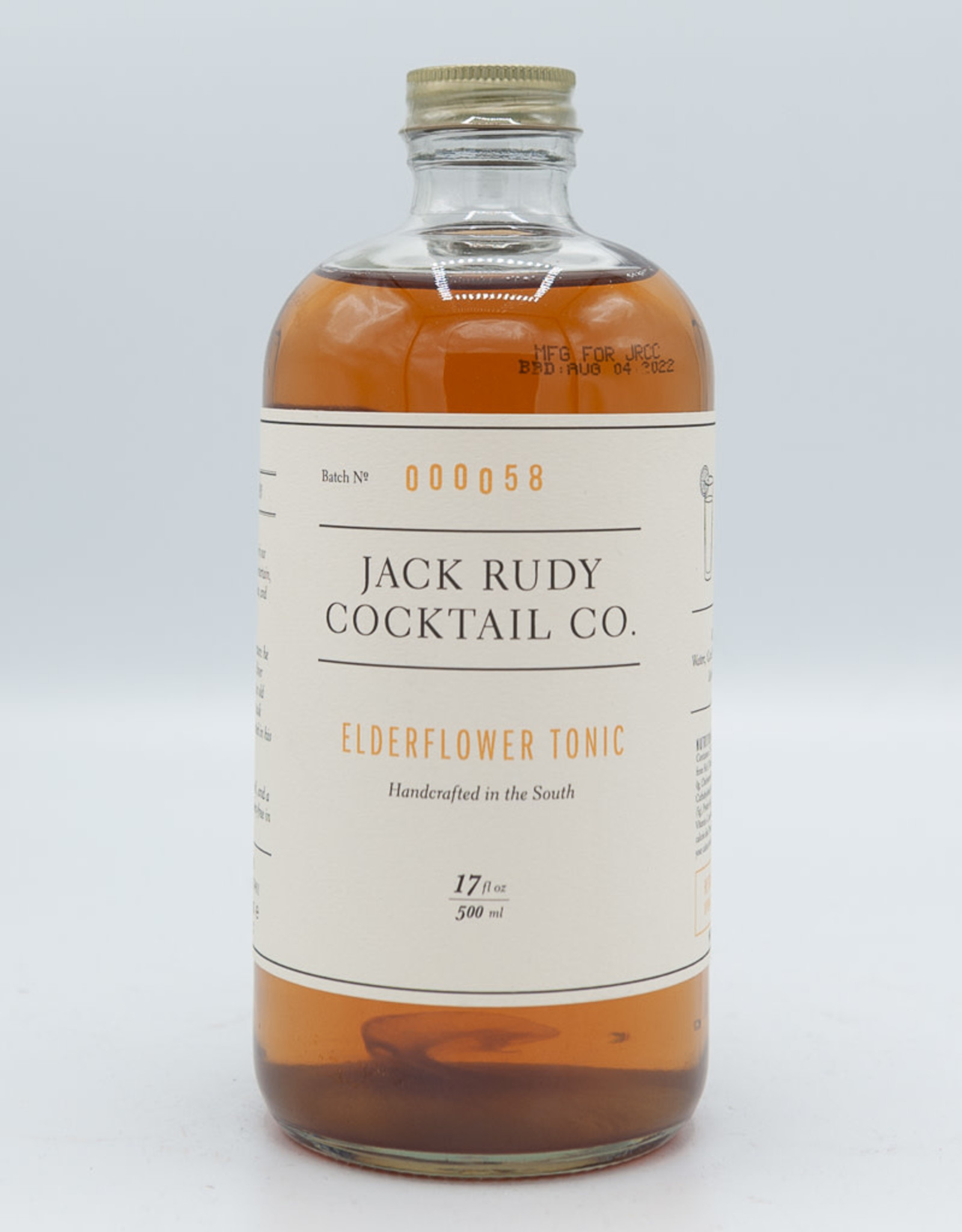 Jack Rudy Jack Rudy Elderflower Tonic Syrup