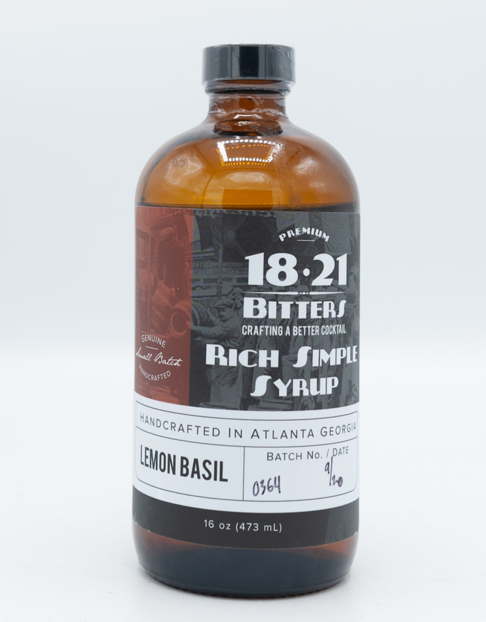 18.21 Lemon Basil Rich Simple Syrup