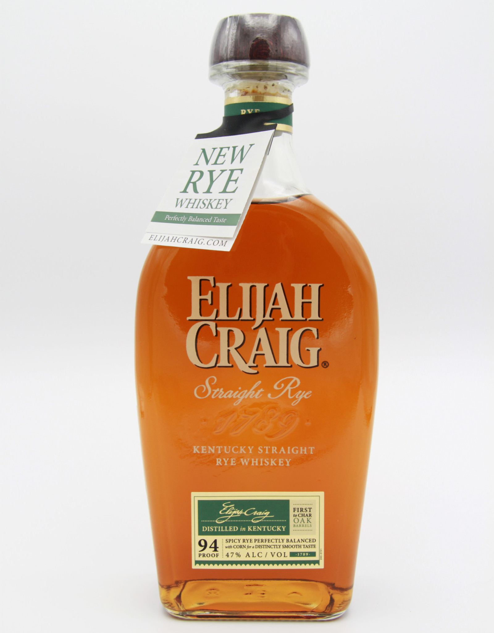 Elijah Craig Straight Rye