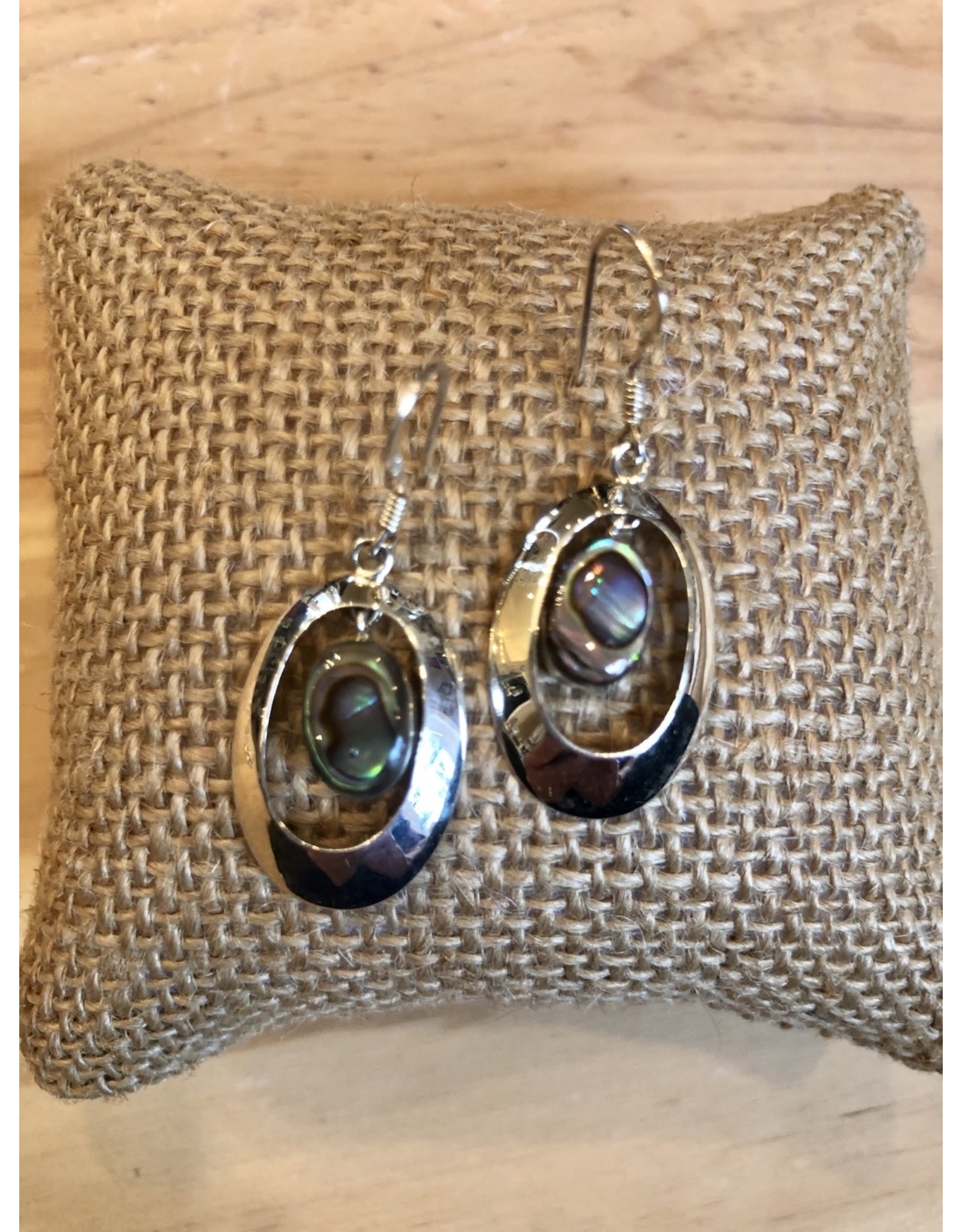 Abalone Sterling Silver Earrings