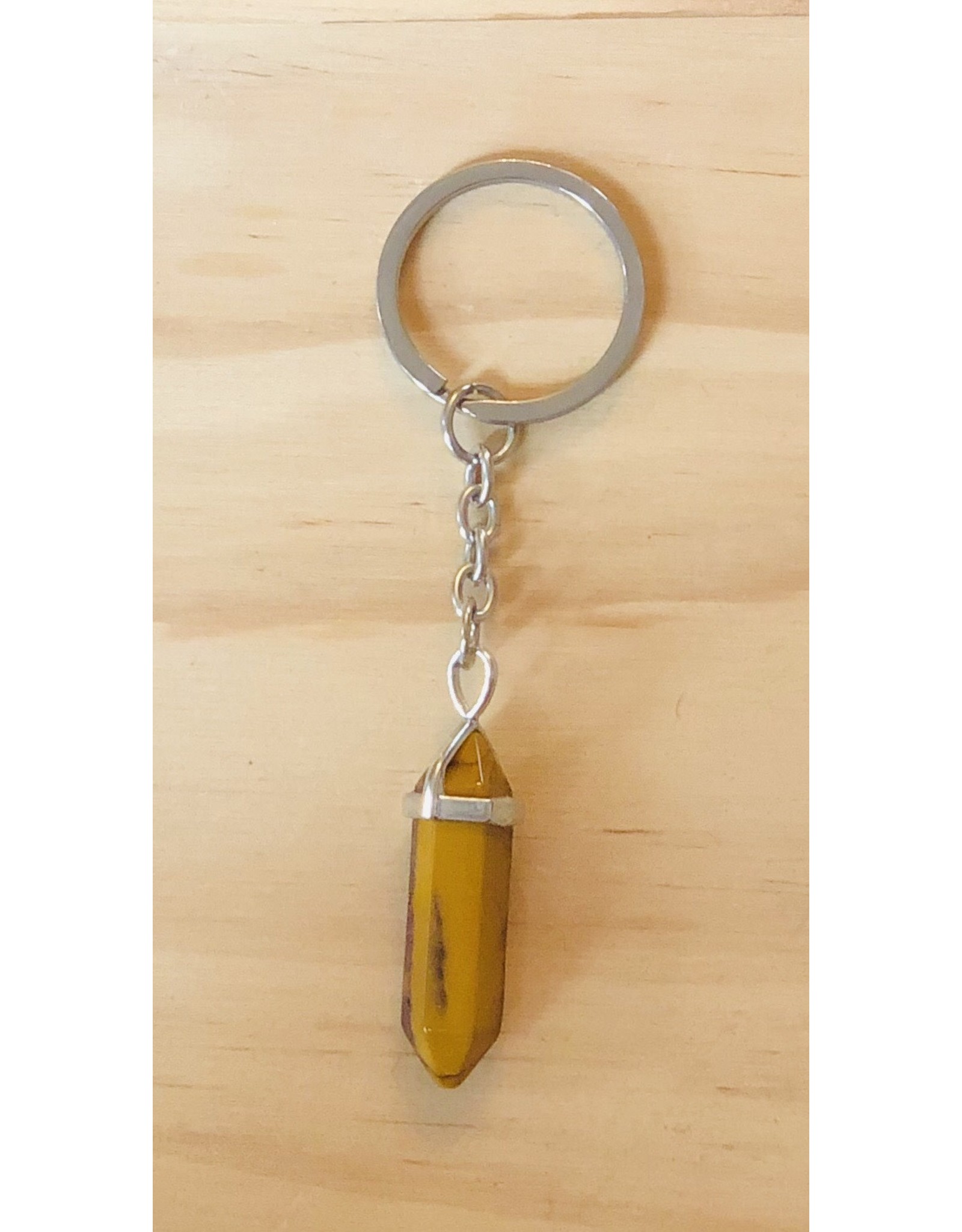 Genuine Gemstone Keychain