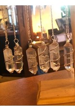 Double Terminated Crystal Necklace