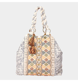Bag with shells & beads