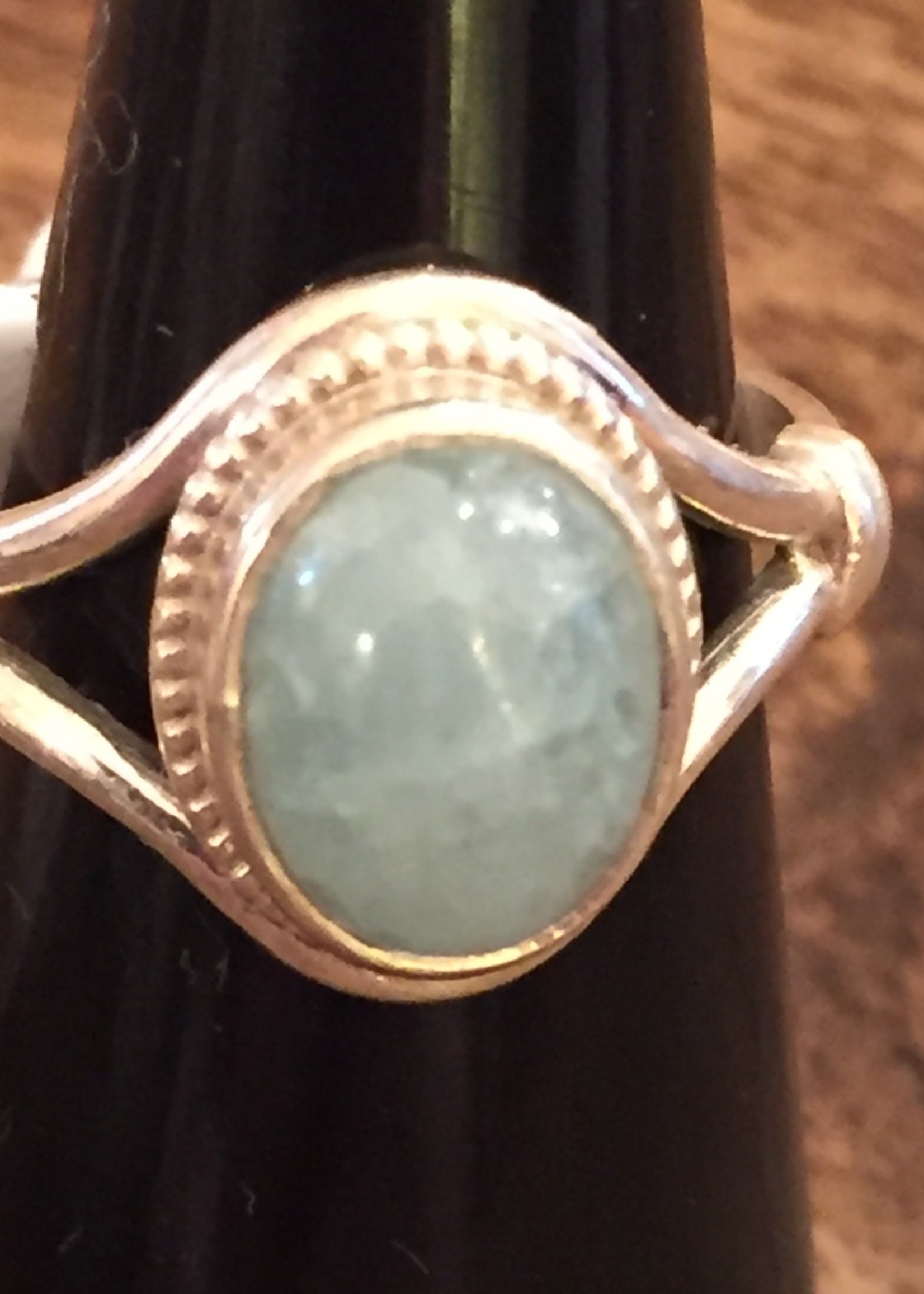 Aquamarine (Brazil) Sterling Ring