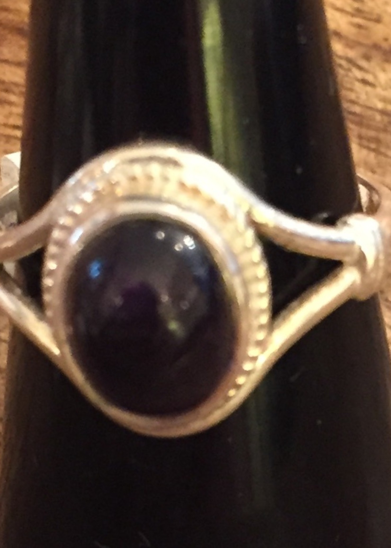 Amethyst (Mexico) Sterling Ring sz 8
