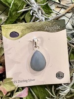 Angelite Sterling Silver Pendant