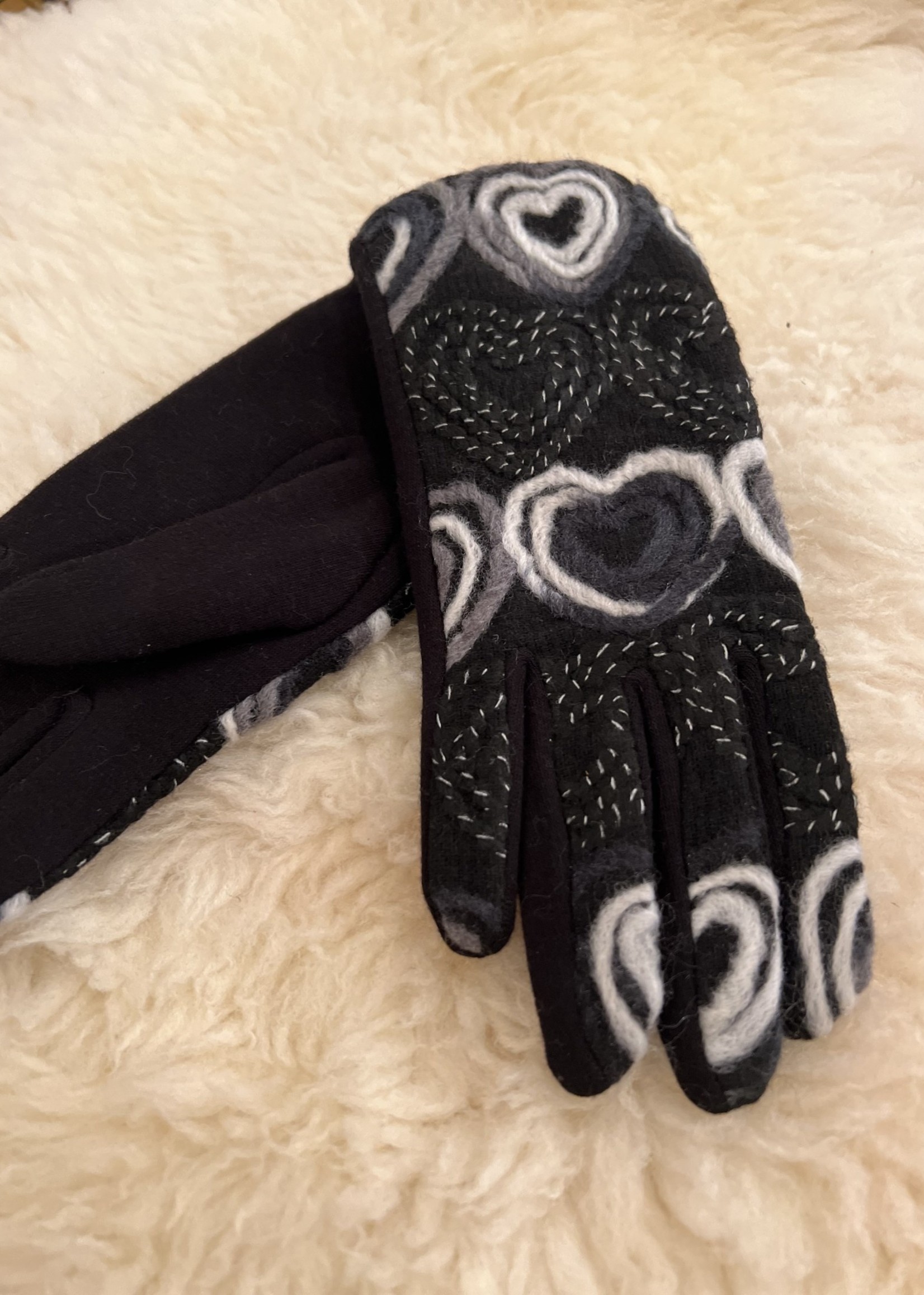 Felted Touch Screen Gloves