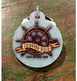 Colorado River SHP Steamboat Wheel Key Chain