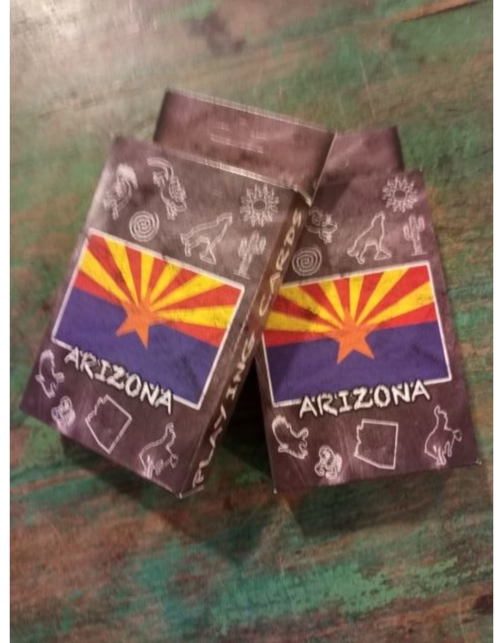 AZ Chalk Flag Playing Cards