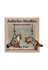 Jabebo Gray Fox Earrings