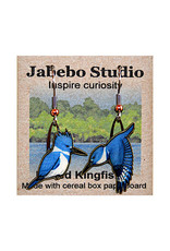 Jabebo Belted Kingfisher Earrings