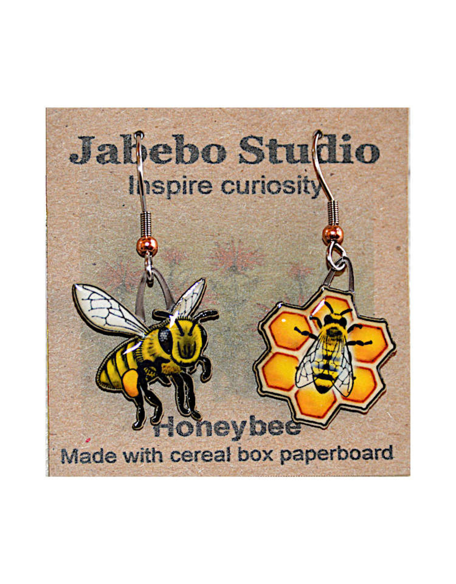 Jabebo Honey Bee Earrings
