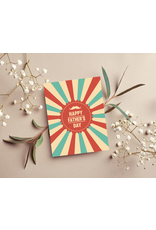 Design Sprinkles Retro Father's Day Greeting Card