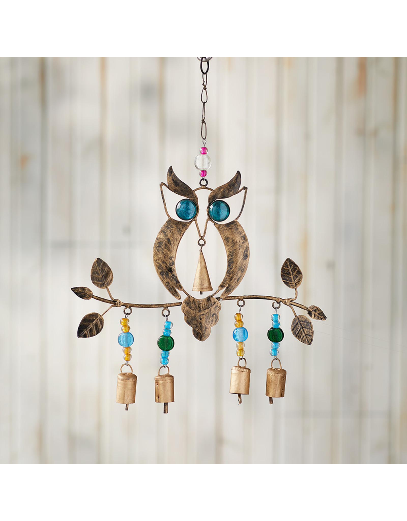 Recycled Owl Wind Chime