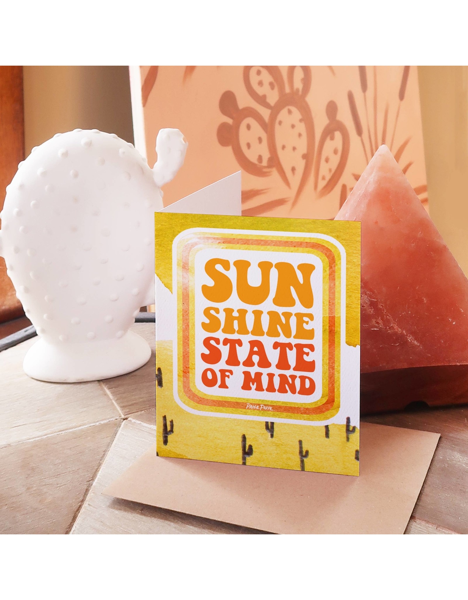 Paige Poppe Art Sunshine State of Mind Greeting Card