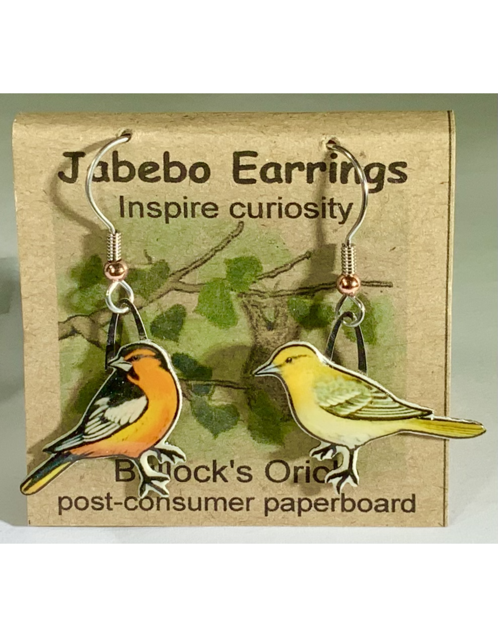Jabebo Bullocks Oriole Earrings