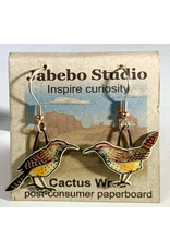 Jabebo Cactus Wren Earrings