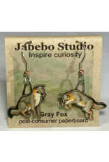 Jabebo Gray Fox Earrings