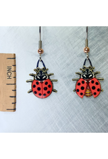 Jabebo Ladybug Earrings