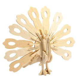 Hands Craft Peacock 3D Wooden Puzzle