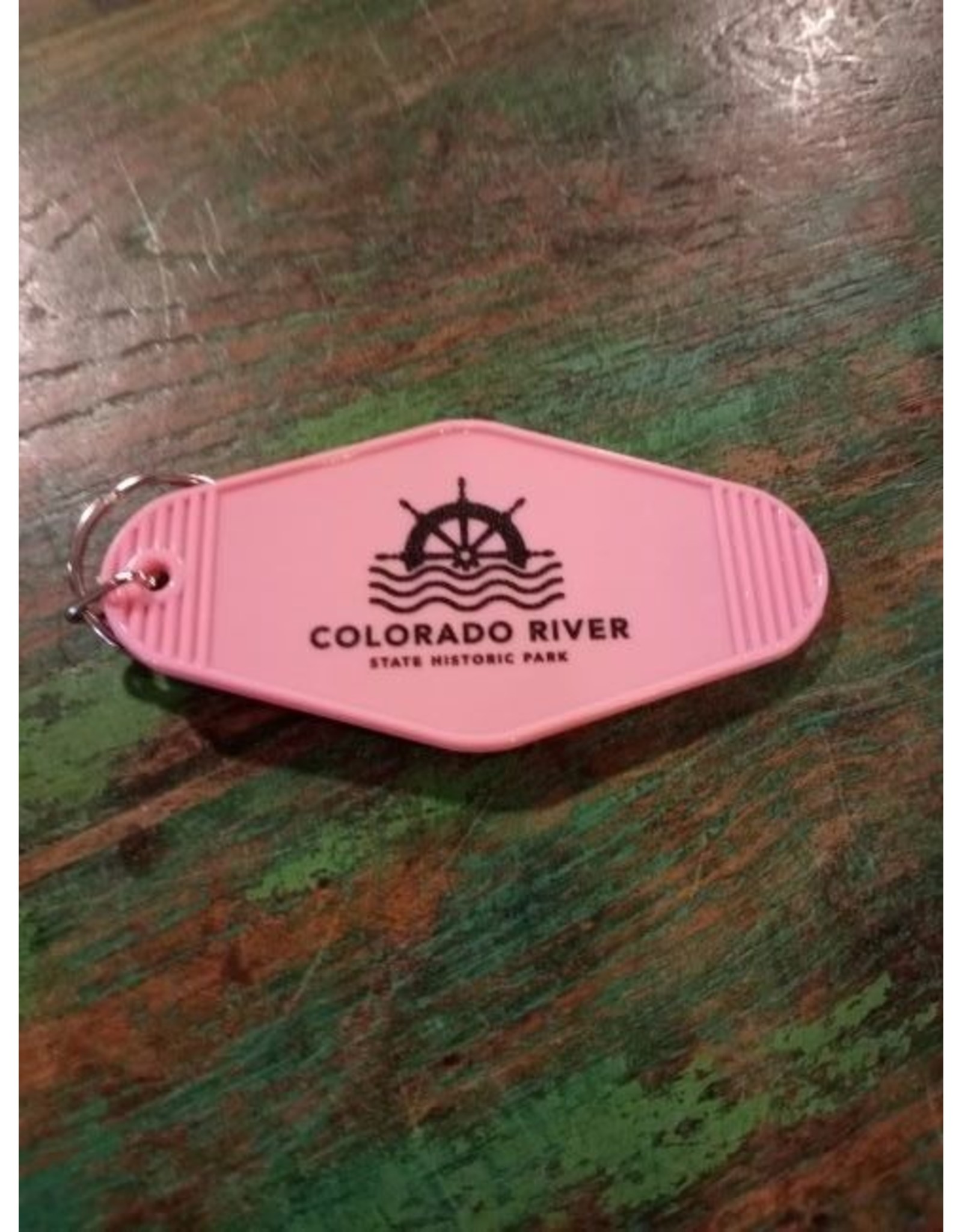 Motel Key Chain Colorado River SHP Pink