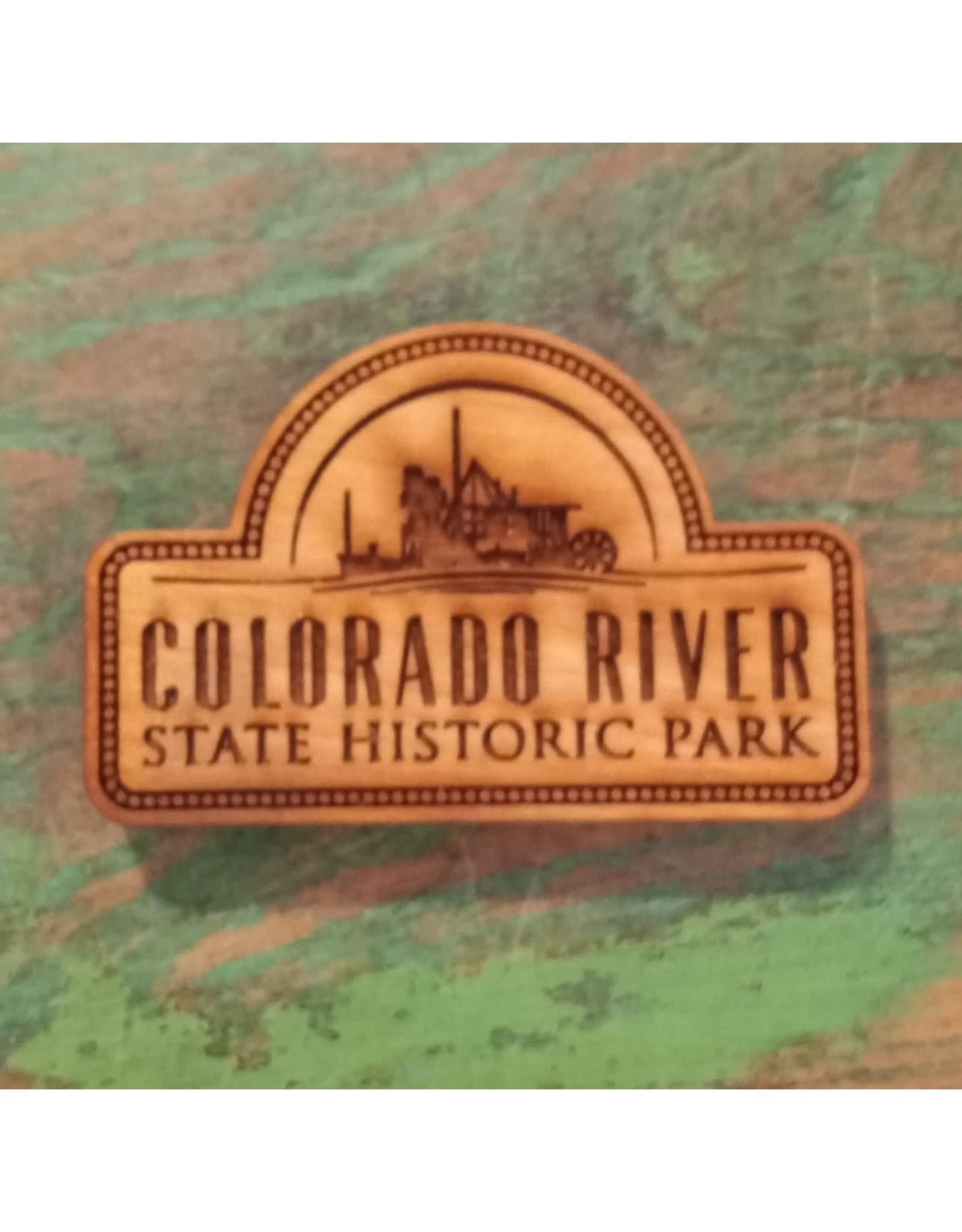 Wooden Colorado River SHP Magnet