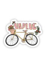 Big Moods Unplug Bike Sticker