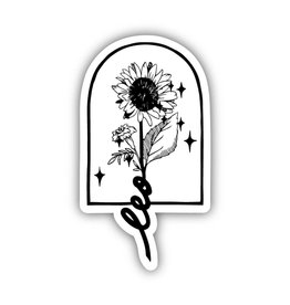Big Moods Leo Marigold & Sunflower Zodiac Sticker