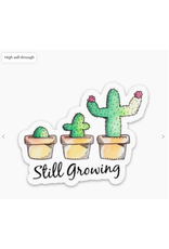 Big Moods Still Growing Cactus Sticker